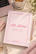 Life Admin Reset Kit | 10-Page Printable Life Organizer | Bills, Tasks, Renewals, Important Dates & Everyday Admin
