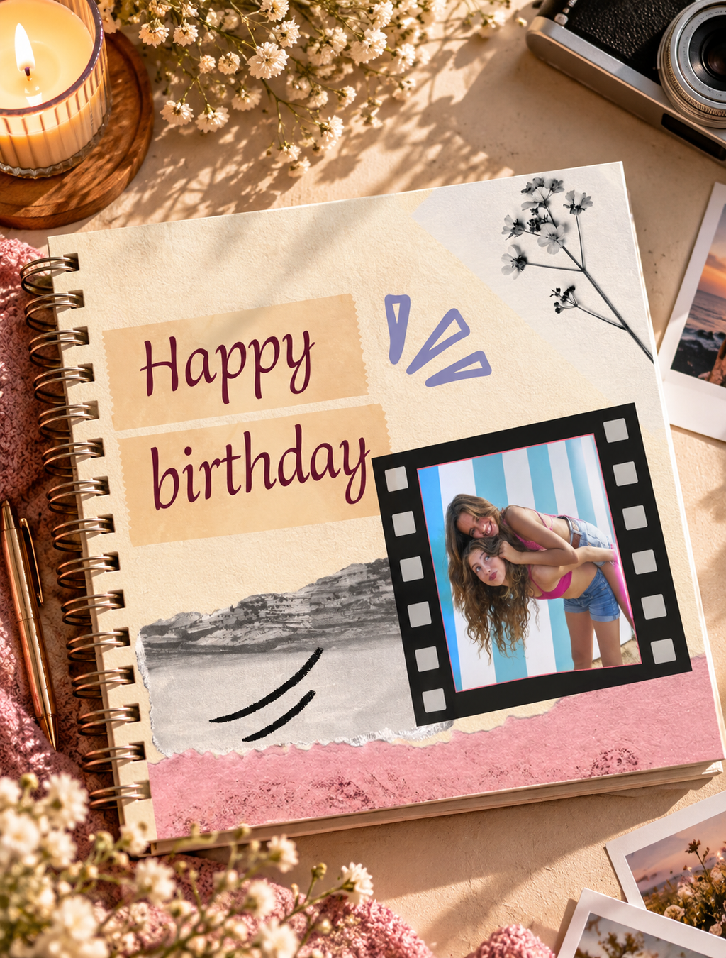 Birthday Memory Scrapbook