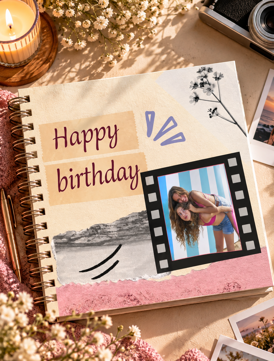 Birthday Memory Scrapbook