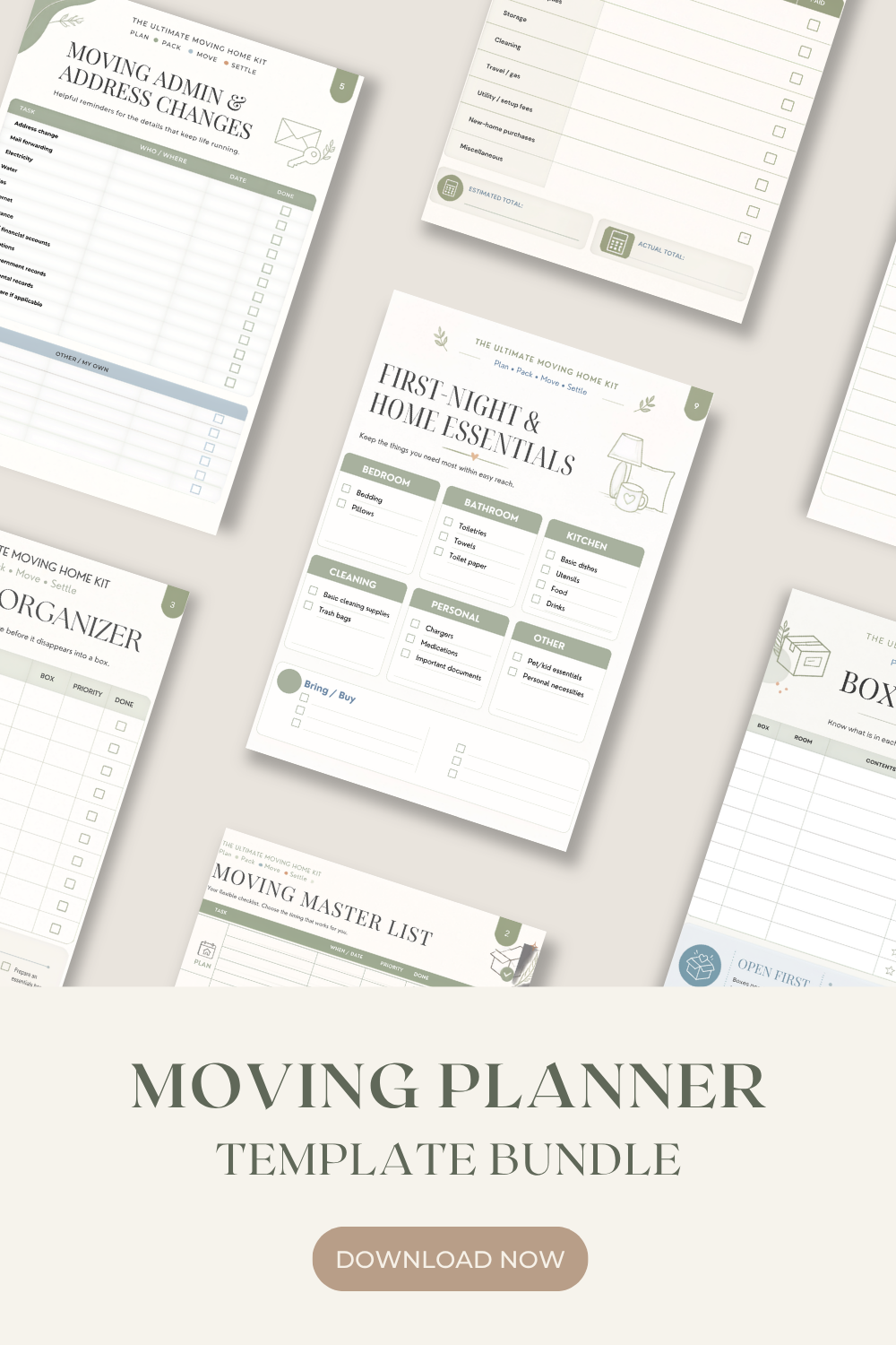 The Ultimate Moving Home Kit | Complete Moving Planner